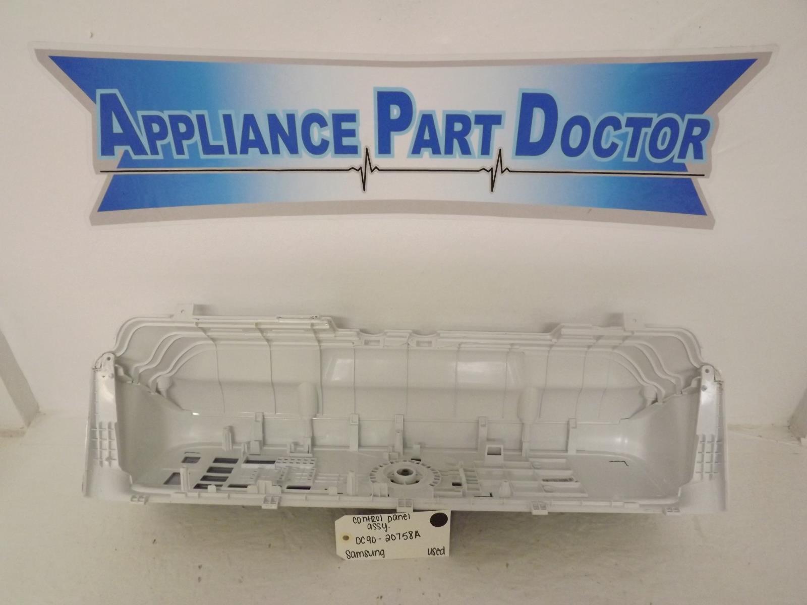 Samsung Washer DC90-20758A Control Panel Assembly Used Samsung Washer DC90-20758A Control Panel Assembly Used